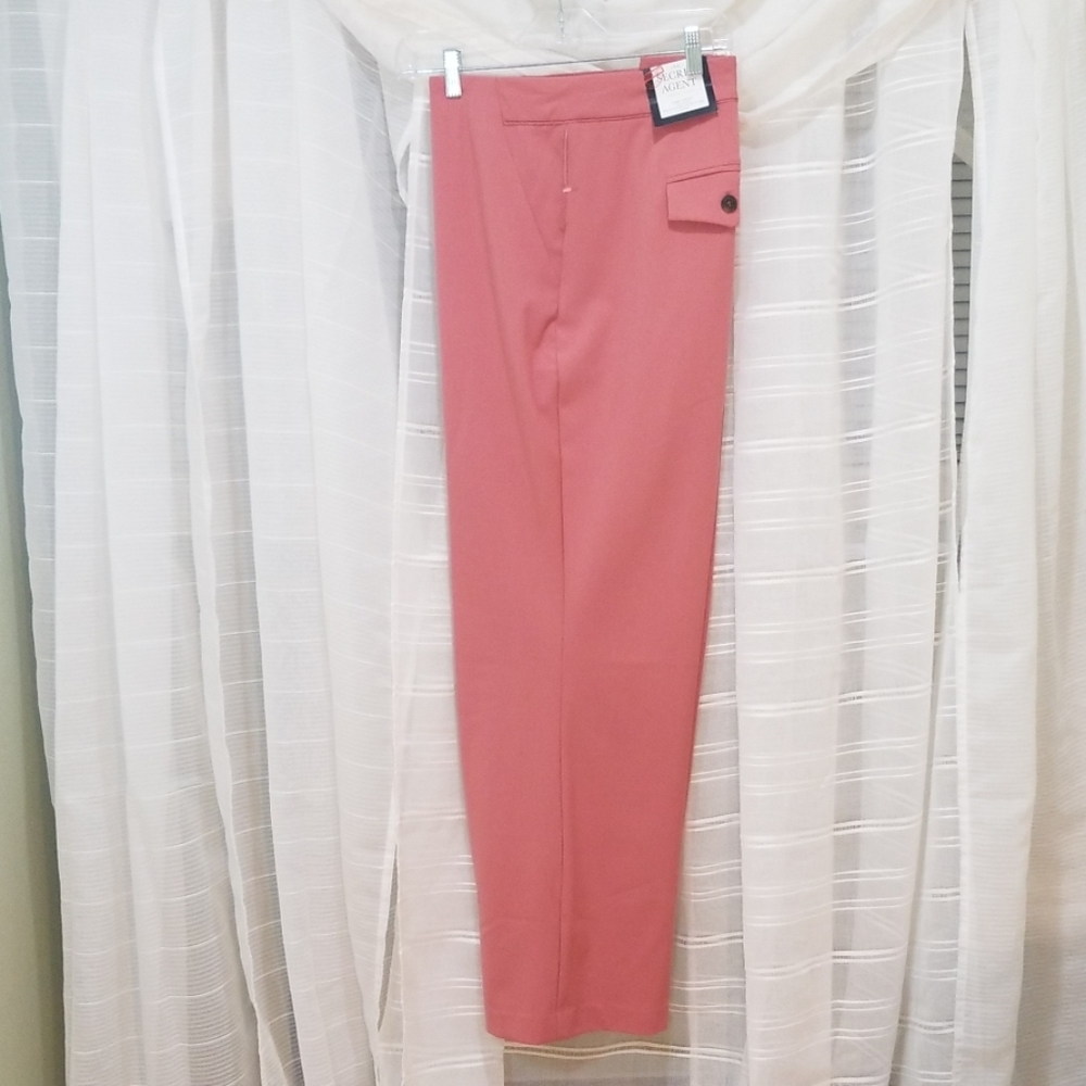 Roz & Ali Pants Trousers - Salmon w/tummy control